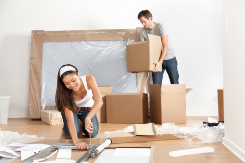 Man with a van assisting with a residential move in Beckenham