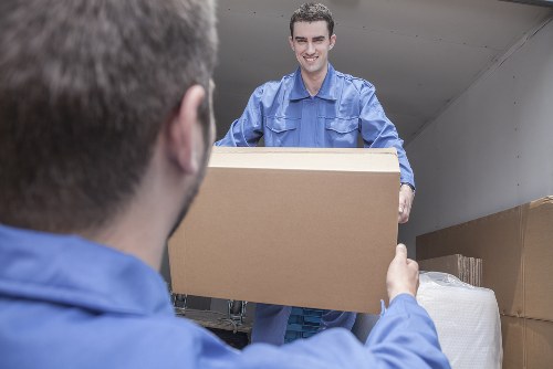 Man with a van preparing for an office relocation in Beckenham
