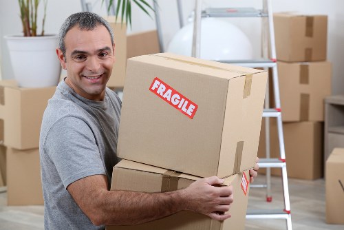 Removal truck preparing for a move in Beckenham