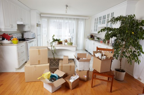 Professional local movers handling bulky items in Beckenham