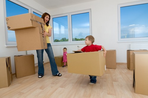 Commercial moving truck service for office relocation in Beckenham