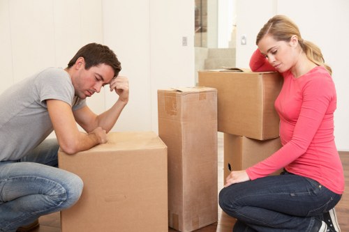 Happy customers with their successfully moved belongings