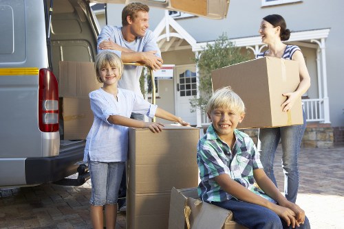 Low-carbon van used for an eco-friendly Beckenham moving service