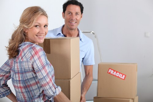 Eco-friendly moving van in Beckenham