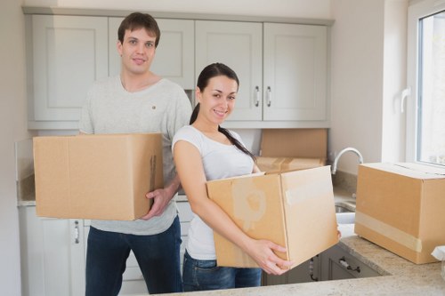 Moving van outside a Beckenham residential property